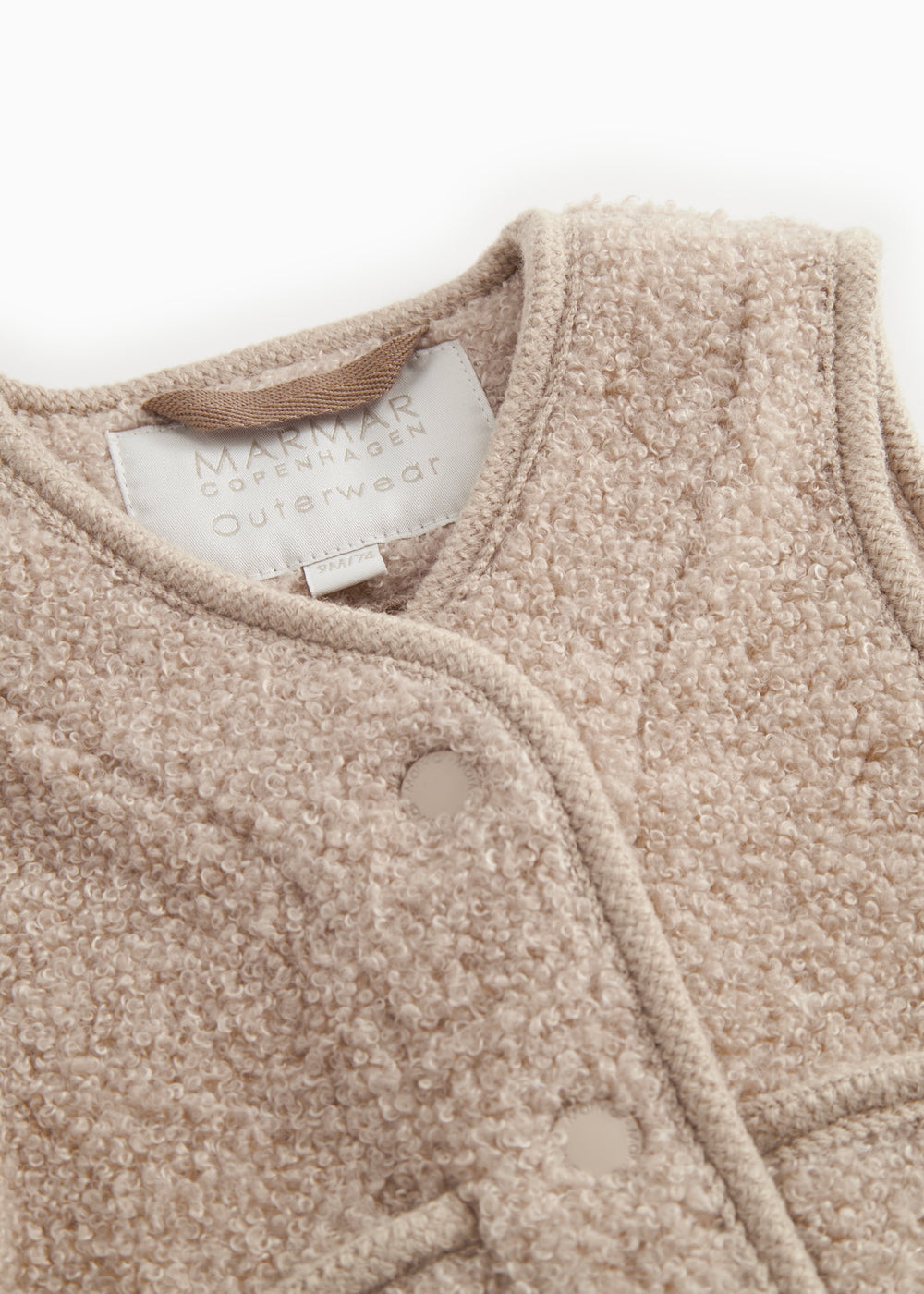 Ollas Waistcoat, Teddy Vest - Muddy Melange