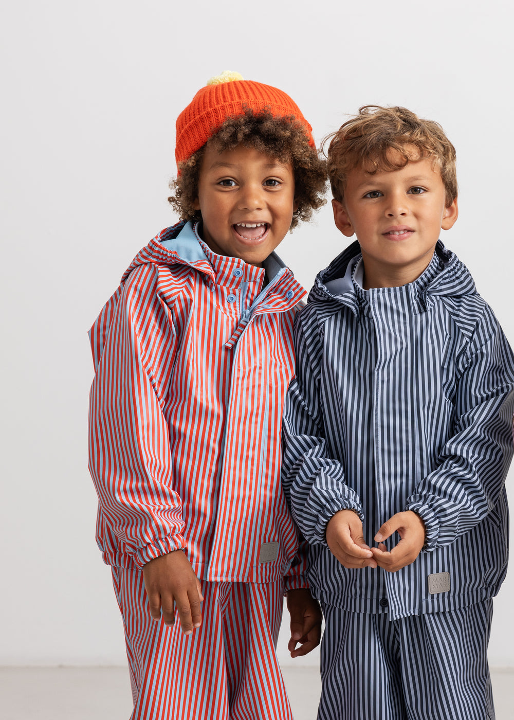 Oddy Set, Regnsæt - Blue Red Stripes