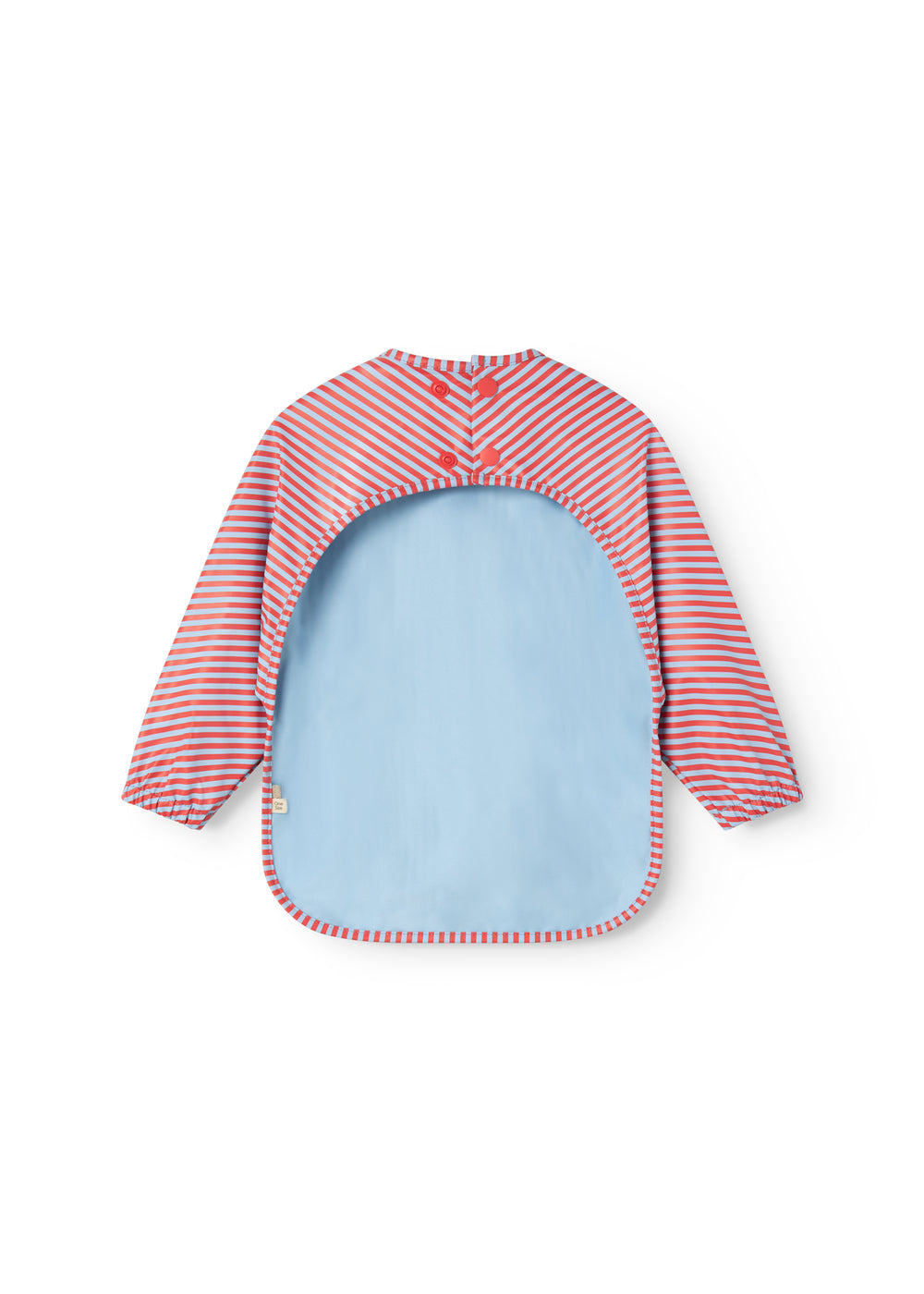 Apron LS, Spiseforklæde - Blue Red Stripes