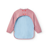Apron LS, Spiseforklæde - Blue Red Stripes