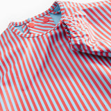 Apron LS, Spiseforklæde - Blue Red Stripes