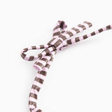 Bib Long, Hagesmæk - Pink Brown Stripes
