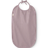 Bib Long, Hagesmæk - Pink Brown Stripes