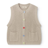 Taju, Strikvest - Barely Beige