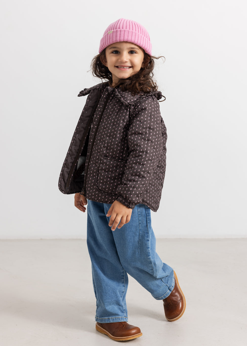 Oivira Jacket, Termojakke - Flower Stripe