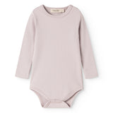 Plain Body LS, Bodystocking - Cloud Gray