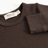 Plain Body LS, Bodystocking - Dark Roast
