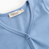 Cardigan, Bluse - Blue Heaven
