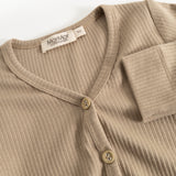 Cardigan, Bluse - Muddy