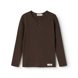 Tee LS, T-shirt - Dark Roast