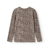 Leo Tee, T-shirt - Dark Brown Leo