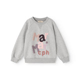 Theos, Bluse - Cloud Grey Logo