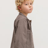 Tovan, Skjorte - Dark Brownie Stripe