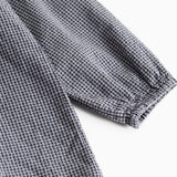 Tully, Bluse - Pigeon Blue Check