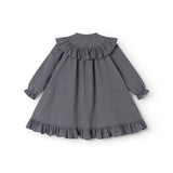 Dalina, Kjole - Pigeon Blue Check