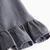 Dalina, Kjole - Pigeon Blue Check