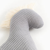 Little Horse, Stofhest - Blue Check