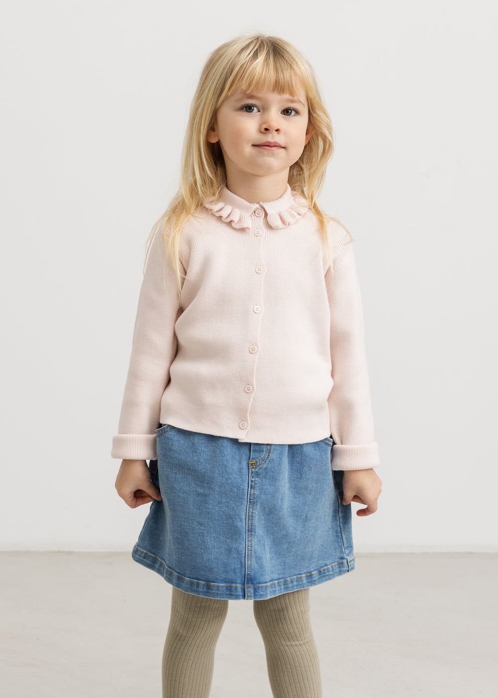 Tilda, Strik Cardigan - Rosa