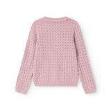 Tilda, Strik Cardigan - Soft Berry