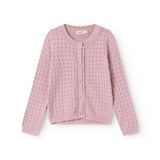 Tilda, Strik Cardigan - Soft Berry