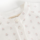 Taki, Strik Cardigan - Flower Stripe