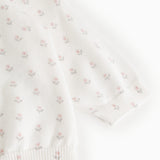 Taki, Strik Cardigan - Flower Stripe
