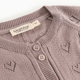 Totti, Strik Cardigan - Dusty Purple