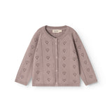 Totti, Strik Cardigan - Dusty Purple