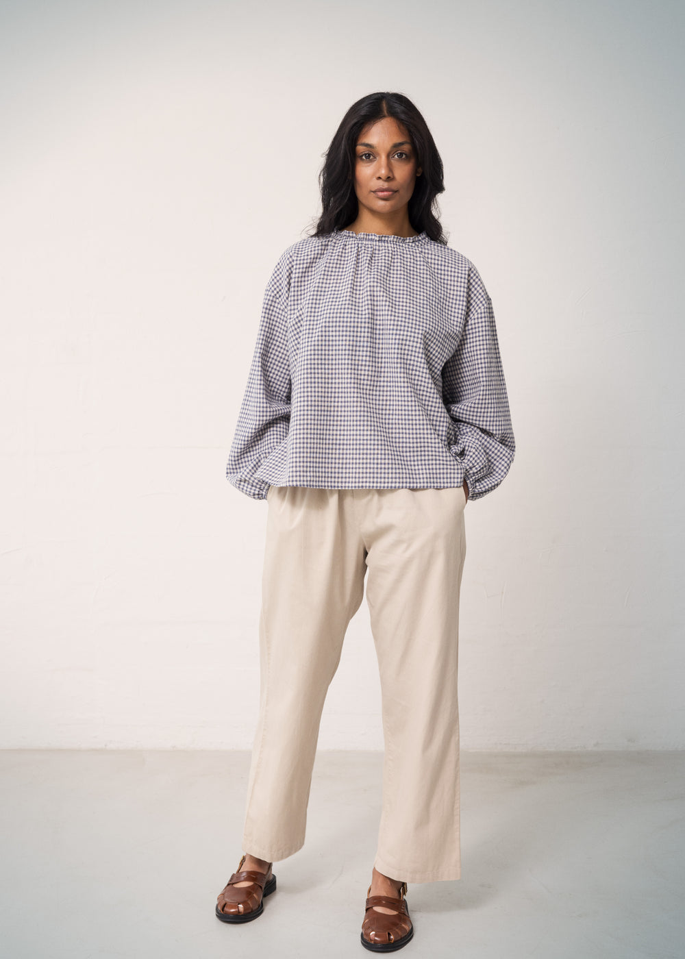 Tipo W - Bluse, Marine Check