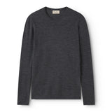 Tanne W, Bluse - Dark Grey Melange