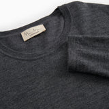 Tanne W, Bluse - Dark Grey Melange