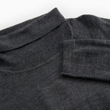Trisha W, Bluse - Dark Grey Melange