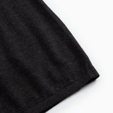 Trisha W, Bluse - Black Grey Melange