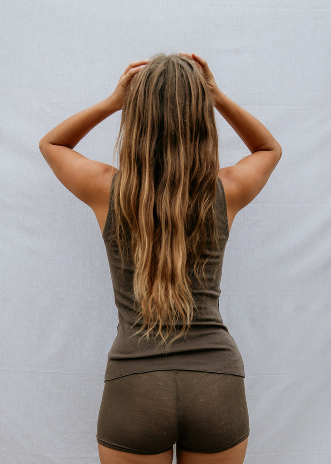 Poe W, Uld Pointelle Underbukser - Terre