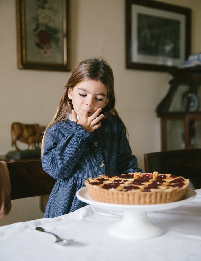 Dagmara Scallop, Kjole - Blue