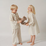 Pajama Set, Pyjamassæt - Deep Lake Check