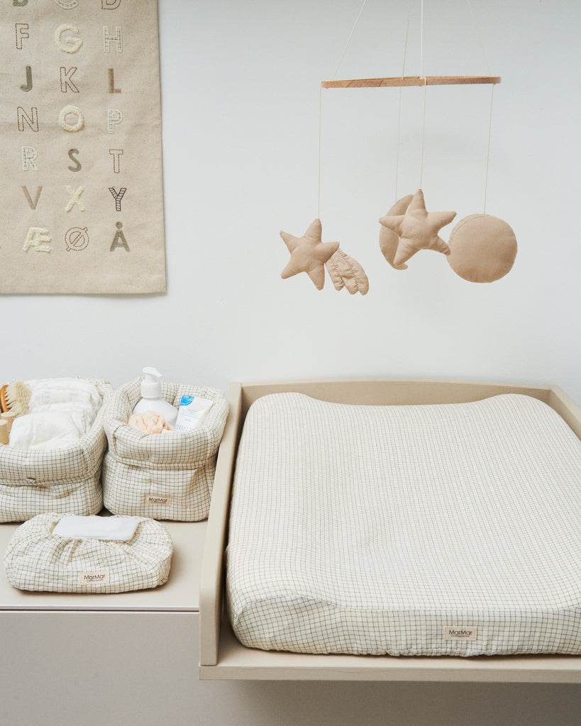 Wet Wipe Cover, Betræk til vådservietter - Deep Lake Check