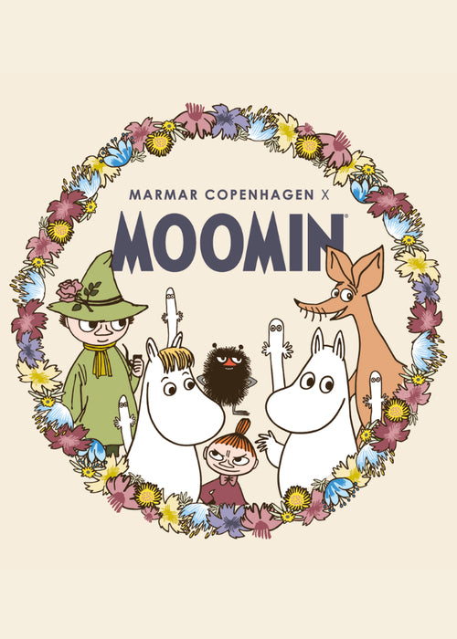 Tights Jacquard, Strømpebukser - Beige Mel. Moomin