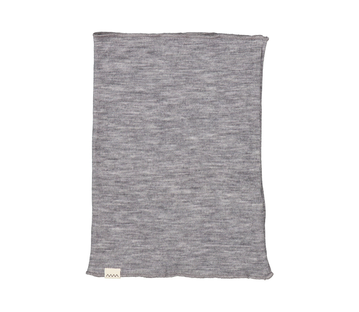 Buff, Uld Rib Halsedisse - Grey Melange - MarMar København