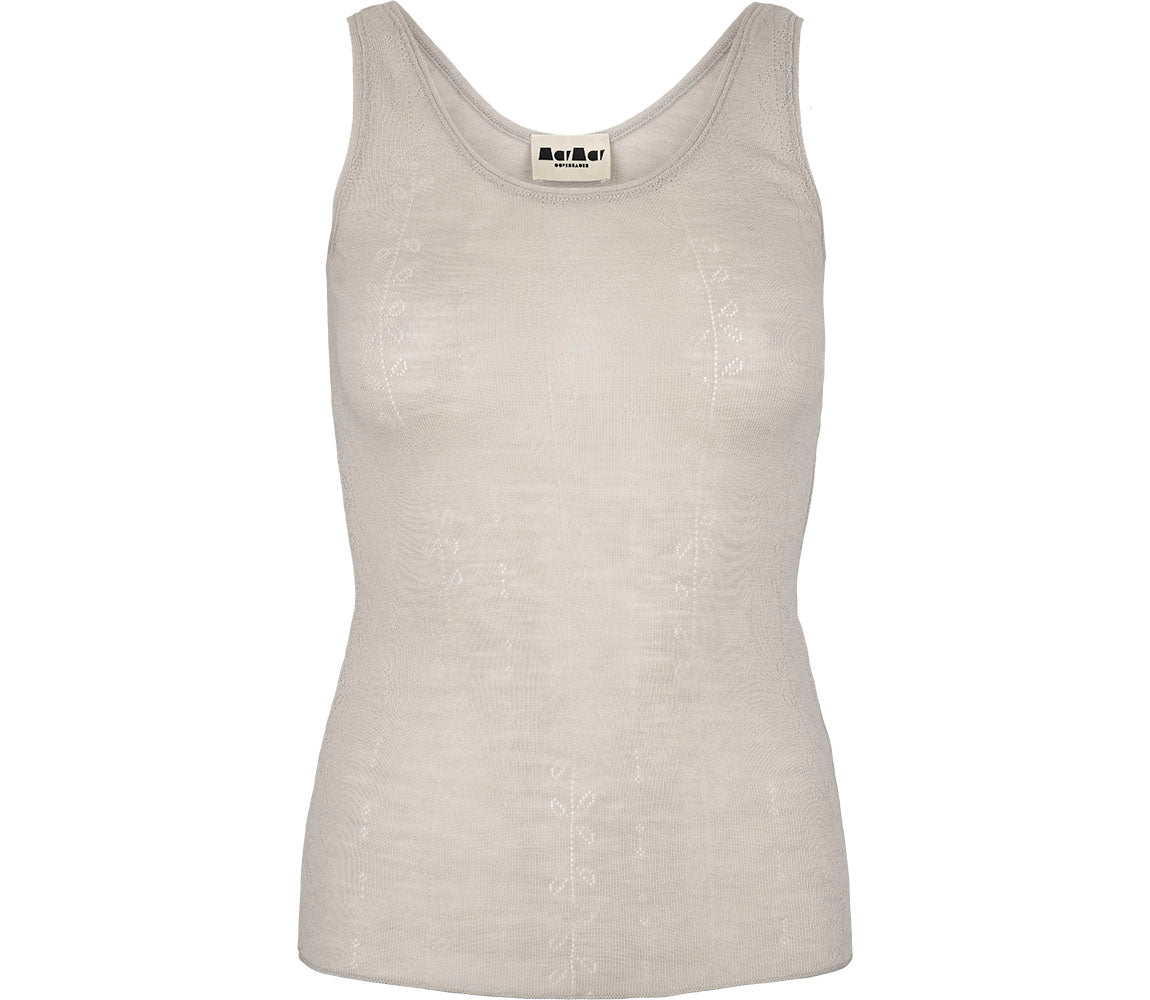 Tevo W, T-shirt - Soft Dove - MarMar Copenhagen