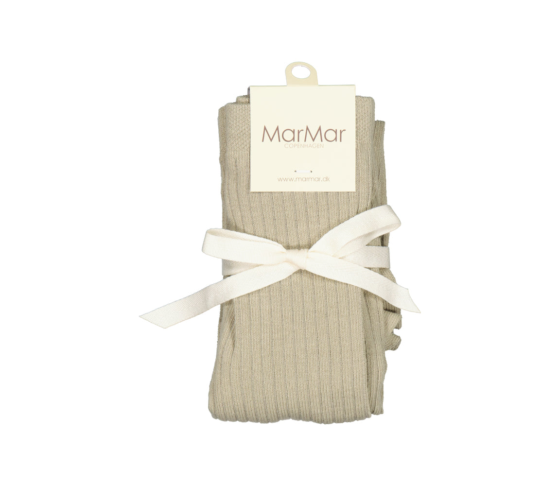 Tights, Strømpebukser - White Sage - MarMar Copenhagen